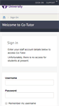 Mobile Screenshot of co-tutor.lboro.ac.uk