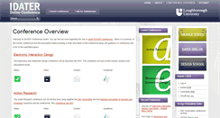 Desktop Screenshot of idater.lboro.ac.uk